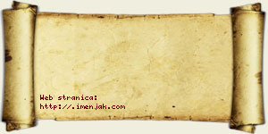 Milica Kričak vizit kartica